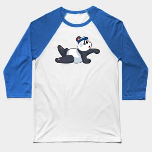 Panda Yoga Fitness Gymnastics Baseball T-Shirt